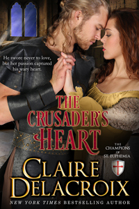 The Crusader's Heart by Claire Delacroix, a medieval romance and #2 in the Champions of Saint Euphemia series.